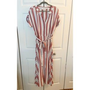 Striped maxi dress